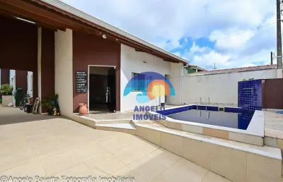 Casa com 3 dormitórios à venda, 105 m² por r$ 550.000,00 - jardim casablanca - peruíbe/sp