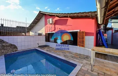 Casa com 3 dormitórios à venda, 118 m² por r$ 480.000,00 - balneario samburá - peruíbe/sp