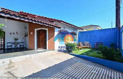 Casa com 3 dormitórios à venda, 141 m² por r$ 480.000,00 - parque balneário oásis - peruíbe/sp