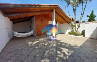 Sobrado com 4 dormitórios à venda, 197 m² por r$ 590.000,00 - parque balneário oásis - peruíbe/sp
