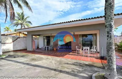 Casa frente mar com 3 dormitórios à venda, 308 m² por r$ 1.350.000 - balneário florida - peruíbe/sp