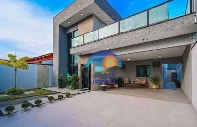 Sobrado com 4 dormitórios à venda, 210 m² por r$ 1.200.000,00 - estância são josé - peruíbe/sp