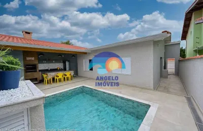 Casa com 3 quartos à venda, 179 m² por r$ 900.000 - balneário três marias - peruíbe/sp