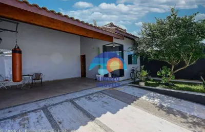 Casa com 3 dormitórios à venda, 138 m² por r$ 640.000,00 - balneário três marias - peruíbe/sp