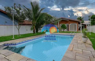 Casa em 2 lotes com 3 dormitórios à venda, 232 m² por r$ 850.000 - parque balneário oásis - peruíbe/sp