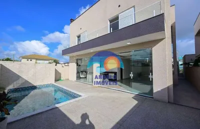 Sobrado de alto padrão à venda - residencial bougainvillee iv, praia de peruíbe