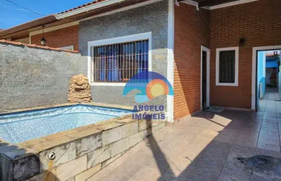 Casa com 3 dormitórios à venda, 120 m² por r$ 320.000,00 - jardim ribamar - peruíbe/sp