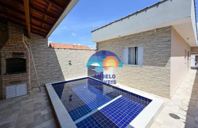 Casa com 2 dormitórios à venda, 86 m² por r$ 420.000 - cidade nova peruíbe - peruíbe/sp