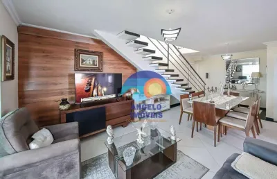 Cobertura com 3 dormitórios, 213 m² - venda por r$ 1.300.000,00 ou aluguel por r$ 6.500,00/mês - centro - peruíbe/sp