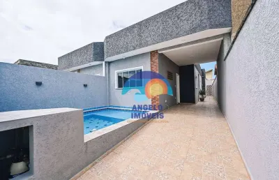 Casa com 2 dormitórios à venda, 87 m² por r$ 399.000,00 - flora rica ii - peruíbe/sp