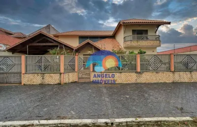 Sobrado com 4 quartos, 436 m² - venda por r$ 1.800.000 ou aluguel por r$ 8.777/mês - balneário stella maris - peruíbe/sp