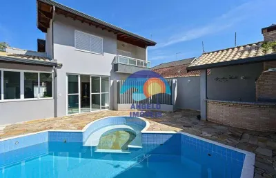 Sobrado com 3 dormitórios à venda, 160 m² por r$ 740.000,00 - parque balneário oásis - peruíbe/sp