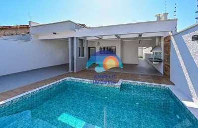 Casa nova com 3 quartos a venda na praia de peruibe