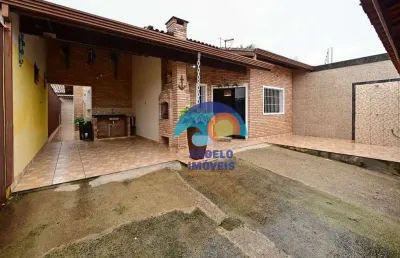 Casa com 3 dormitórios à venda, 145 m² por r$ 450.000,00 - estância são josé - peruíbe/sp
