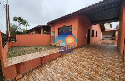 Casa com 3 dormitórios à venda, 128 m² por r$ 520.000,00 - balneário três marias - peruíbe/sp