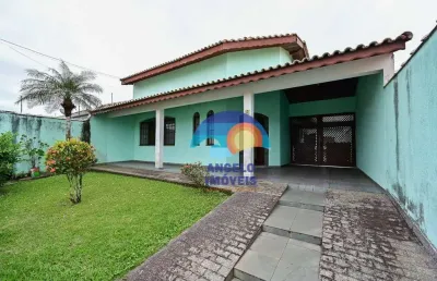 Casa sobrado com 3  quartos, 4 vagas, à venda, 288 m² - jardim barra de jangada - peruíbe/sp