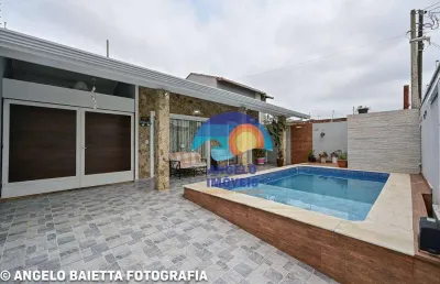 Casa com 4 quartos à venda, 172 m² por r$ 800.000 - balneário são joão batista i - peruíbe/sp