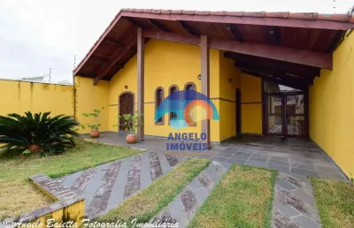 Casa com 3 dormitórios à venda, 140 m² por r$ 440.000,00 - balneário três marias - peruíbe/sp