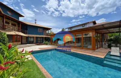 Casa com 5 dormitórios, 630 m² - venda por r$ 4.000.000,00 ou aluguel por r$ 21.340,00/mês - bougainvillee ii - peruíbe/sp