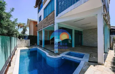 Sobrado com 4 dormitórios à venda, 423 m² por r$ 2.100.000,00 - bougainvillee ii - peruíbe/sp