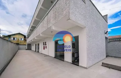 Apartamento com 1 dormitório à venda, 30 m² por r$ 175.000,00 - estância balneária maria helena novaes - peruíbe/sp