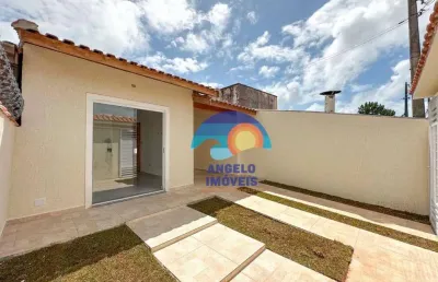 Casa com 3 dormitórios à venda, 87 m² por r$ 422.000 - balneário são joão batista - peruíbe/sp