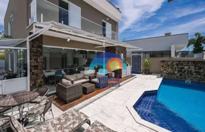 Sobrado com 4 dormitórios à venda, 250 m² por r$ 2.000.000,00 - bougainvillee iv - peruíbe/sp