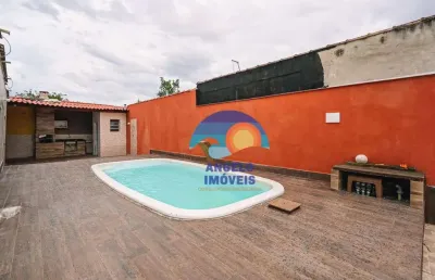 Casa com 2 dormitórios à venda, 180 m² por r$ 300.000,00 - jardim ribamar - peruíbe/sp
