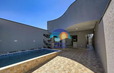 Casa com 3 dormitórios à venda, 115 m² por r$ 430.000,00 - parque d'aville residencial - peruíbe/sp
