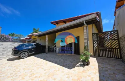 Casa com 3 quartos à venda, 130 m² por r$ 550.000 - balneário três marias - peruíbe/sp