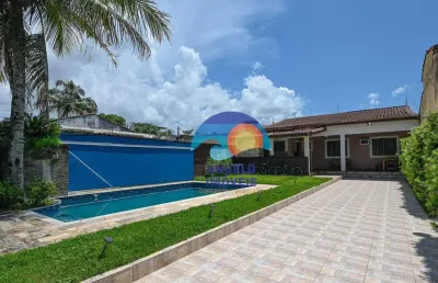 Casa com piscina, 2 quartos  à venda, 81 m² por r$ 480.000 - jardim casablanca - peruíbe/sp