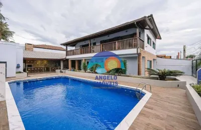 Sobrado com 6 dormitórios à venda, 367 m² por r$ 1.900.000,00 - jardim icaraiba - peruíbe/sp