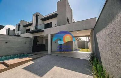 Sobrado com 3 dormitórios à venda, 113 m² por r$ 790.000 - jardim ribamar - peruíbe/sp