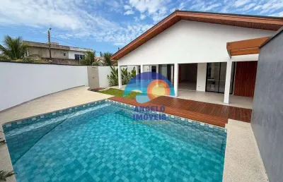 Casa com 3 dormitórios à venda, 164 m² por r$ 940.000 - balneário são joão batista - peruíbe/sp