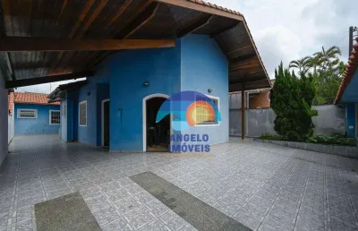 Casa com 3 dormitórios à venda, 158 m² por r$ 550.000,00 - balneário florida - peruíbe/sp