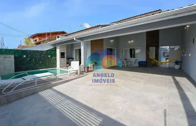Sobrado com 4 dormitórios à venda, 206 m² por r$ 745.000 - parque balneário oásis - peruíbe/sp