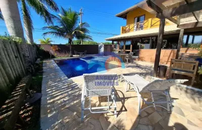 Sobrado com 5 dormitórios à venda, 339 m² por r$ 2.700.000 - bougainvillee iv - peruíbe/sp