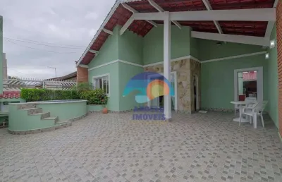 Casa com 3 dormitórios à venda por r$ 660.000,00 - parque balneario oasis - peruíbe/sp