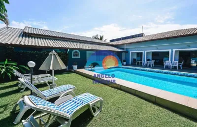 Casa com 5 dormitórios à venda, 237 m² por r$ 1.200.000,00 - parque balneário oásis - peruíbe/sp