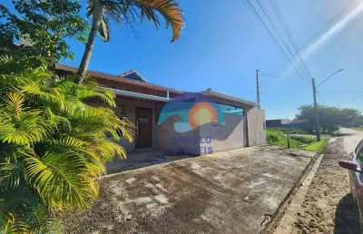 Casa com 2 dormitórios à venda, 110 m² por r$ 370.000 - parque balneário oásis - peruíbe/sp