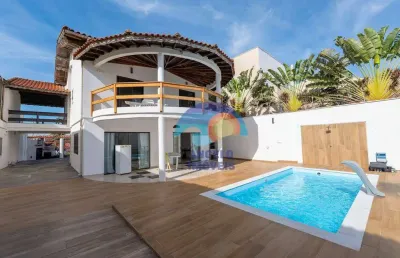 Sobrado com 6 dormitórios à venda, 370 m² por r$ 890.000,00 - estância balneária maria helena novaes - peruíbe/sp