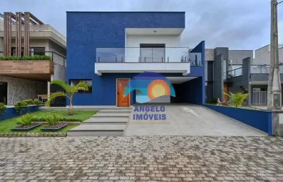Sobrado com 4 dormitórios à venda, 230 m² por r$ 1.490.000,00 - resid. bosque três marias - peruíbe/sp