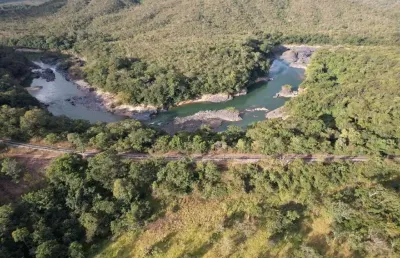 Fazenda à beira do rio corumbá em luziânia, go - dupla aptidão