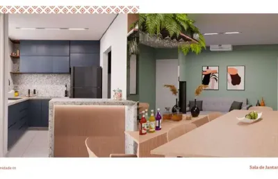 Apartamento à venda, 2 quartos, 1 suíte, 1 vaga, novo mundo - uberlândia/mg
