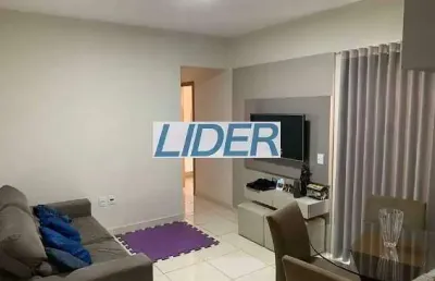 Apartamento à venda, 2 quartos, 1 suíte, 2 vagas, jardim karaíba - uberlândia/mg