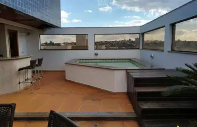 Cobertura à venda, 4 quartos, 2 suítes, 4 vagas, copacabana - uberlândia/mg