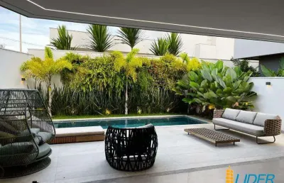 Casa em condomínio à venda, 4 quartos, 4 suítes, 6 vagas, jardim sul - uberlândia/mg