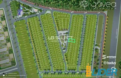 Excelente terreno com 360m2 à venda no condomínio aberto gávea jardins