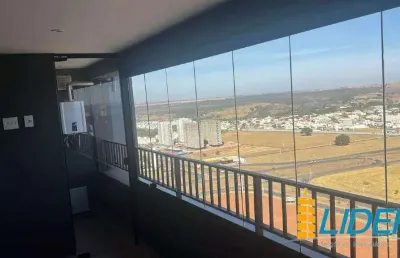 Lindo apartamento com 96m2 de área privativa à venda em condomínio vertical com área de lazer completa na zona sul de uberlândia