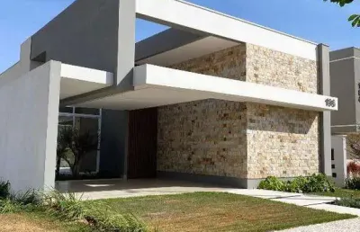 Belíssima casa nova térrea com 210m2 de construção em terreno de 400m2 à venda em condomínio fechado na zona sul de uberlândia